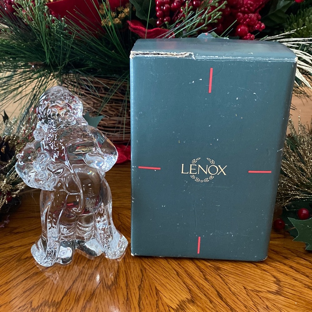 Lenox Crystal Santa Claus Figurine